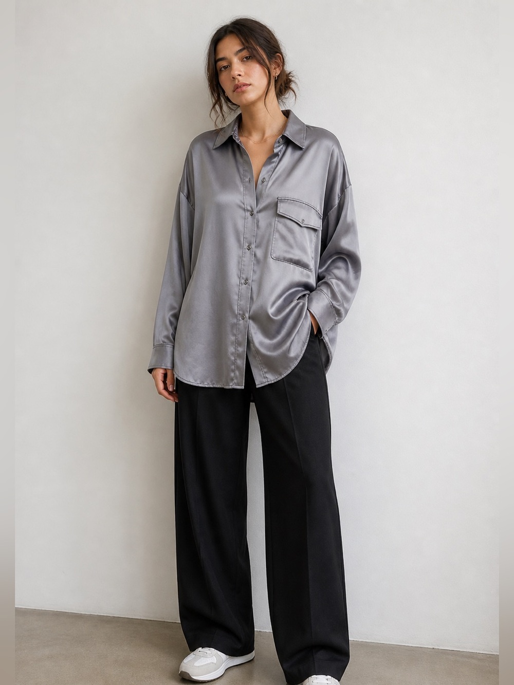 🇺🇸FIRM PRICE🇺🇸Zara stain effect oversized shirts